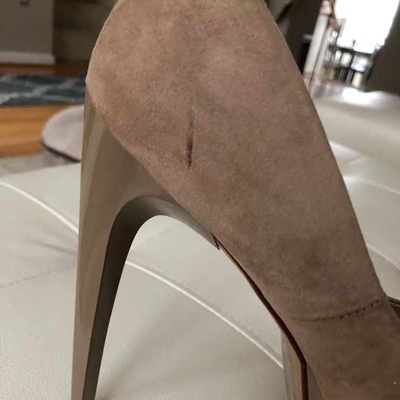 💥Forever 21 - nude peep toe heels💙 - Picture 3 of 5